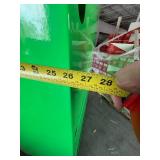 Large Cabinet-Glass Doors-No Keys- See Photo For Measurements