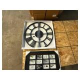 Large Wall Clock & Photo Frame Collage