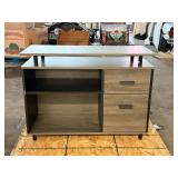 TV Stand/Console Gray/Brown-See Photo For Measurements