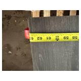 Large Desk Gray/Brown- 63" Long, 32" Wide, 30" High