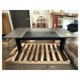 Large Desk Gray/Brown- 63" Long, 32" Wide, 30" High
