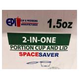 4x 50ct Sleeves 2-in-one 1.5oz Portion Cup & Attached Lid