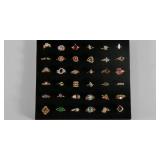 Costume Ring Lot of 36