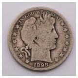 1898-S Barber Half Dollar *Key Date*