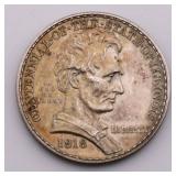 1918 US Illinois Lincoln Commemorative Half Dollar