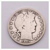 1904-S Barber Half Dollar *Key Date*