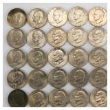 Eisenhower Dollar Lot of 25 (Ikes)