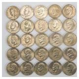 Eisenhower Dollar Lot of 25 (Ikes)