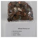 Wheat Penny Lot - $5 *Unsearched*