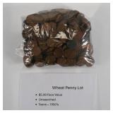 Wheat Penny Lot - $5 *Unsearched*