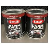 MIL 1 - Krylon Farm & Implement Sandable Red Oxide Primer - 32 FL OZ (946 mL) (Lot of 2)