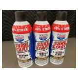 MIL 3 - Lucas Sure Start Premium Starting Fluid 10.7 oz - 50% Ether (Lot of 3)