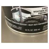 MIL 4 - Krylon Farm & Implement Black Enamel 32 oz - Lot of 2 (Low Gloss & High Gloss)