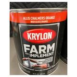 MIL 4 - Krylon Farm & Implement Allis Chalmers Orange High Gloss Enamel - 32 FL OZ (Lot of 2)