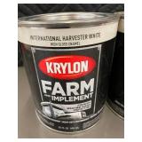 MIL 4 - Krylon Farm & Implement Enamel - International Harvester White 32 fl oz (Lot of 2)