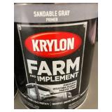 MIL 4 - Krylon Farm & Implement Primer Sandable Gray - 32 oz (946 mL) (Lot of 2)