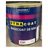 MIL 2 - AkzoNobel DynaCoat Basecoat SB MM C91 - Concept DMC983 2K Mixing Base Color (Lot of 2)