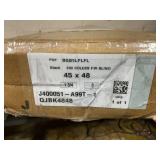 Espresso Cordless Premium Faux Wood Blinds with 2 in. Slats - 45 in. W x 48 in. L (45 in. W x 48 in. L)