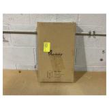 Furinno Simplistic Side Table, 2-Tier Small End Table with Open Shelf, Easy Assembly Toolless Night Stand, Nightstand, for Living Room, Bedroom Espresso/Black (Transit Damage)