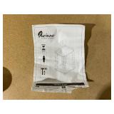 Furinno Simplistic Side Table, 2-Tier Small End Table with Open Shelf, Easy Assembly Toolless Night Stand, Nightstand, for Living Room, Bedroom Espresso/Black (Transit Damage)