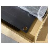 Furinno Simplistic Side Table, 2-Tier Small End Table with Open Shelf, Easy Assembly Toolless Night Stand, Nightstand, for Living Room, Bedroom Espresso/Black (Transit Damage)