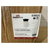 Design House Millbridge 1-Light Oil Rubbed Bronze Ceiling Semi Flush Mount Light Fixture (6.8 inches H x 6 inches W x 6 inches D)