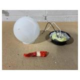 Design House Millbridge 1-Light Oil Rubbed Bronze Ceiling Semi Flush Mount Light Fixture (6.8 inches H x 6 inches W x 6 inches D)