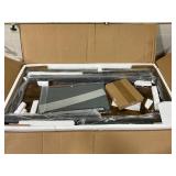 SlickBlue 48-Inch Mobile Computer Workstation with 4 Lockable Casters for Office or Home