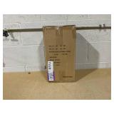 Amz Basics Toilet Bowl Brushes and Holder Set with No-Slip Grip and Heavy Duty Bristles, Pack of 4, White