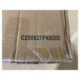 Amz Basics Toilet Bowl Brushes and Holder Set with No-Slip Grip and Heavy Duty Bristles, Pack of 4, White