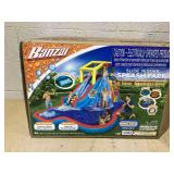 Banzai Inflatable Water Park w/ Climbing Wall, Ball Game & Splash Pool 15