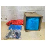 Banzai Inflatable Water Park w/ Climbing Wall, Ball Game & Splash Pool 15