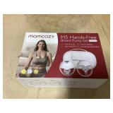 Momcozy M5 Hands-Free Wearable Breast Pump, Double-Sealed Flange for Baby-Like Comfort, 3 Modes & 9 Suction Levels, Portable Electric Pump  24mm, 2-Pack Quill Gray (Used)