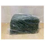 Outsunny 12PCs Grass Wall Panels, 20" x 20" Artificial Grass Wall Decor, Greenery Backdrop Panels Wall for Outdoor, Indoor, Garden, Fence, Backyard, Dark Green