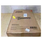 Outsunny Garden Rocking Chair Outdoor Indoor for Patio, Balcony, Porch, Light Blue (Maybe Missing Hardware. Missing: Foot Rest Bar, See Photo)