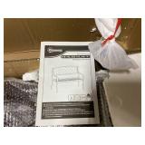 Qeetex 57Cm Tall Planter Set of 2 Indoor Outdoor Black Taper Planter with Shelf Insert Self-Absorbing Plastic Flower Pots Large Resin Plant Pots for Outdoor Plants and Front Porch Decor (Transit Damag