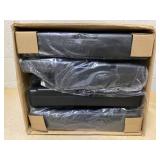 Outsunny 4 Pieces Cantilever Patio Umbrella Base, Outdoor Offset Umbrella Weights, 176 lbs Capacity Water or 264 lbs Capacity Sand Plates Set, Black