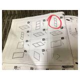 Outsunny Outdoor Towel Rack for Pool w/ Drawer & Cabinet (Missing Part: Part C In Manual)