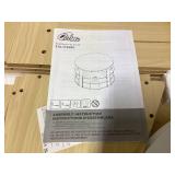 Outsunny Outdoor Towel Rack for Pool w/ Drawer & Cabinet (Missing Part: Part C In Manual)