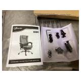 Vinsetto Massage Office Chair with 6 Points and Heat, Reclining Computer Chair with Adjustable Height and Footrest, Gray