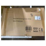 CHINNLUU Foldable Hanging Egg Chair with Stand Up to 400lbs, Indoor Outdoor Wicker Egg Swing, All-Weather Rattan Egg Chair, No Rain Cover, Waterproof Cushion, UV Resistant