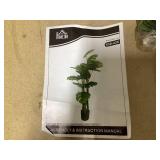 HOMCOM 4FT Artificial Monstera Tree, Faux Decorative Plant in Nursery Pot for Indoor or Décor