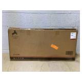 Aosom Youth Scooter Front and Rear Caliper Dual Brakes 12-Inch Inflatable Front Wheel Ride On Toy For Age 5+ - White (Transit Damage: 1 Handle Broken Off, See Photos)