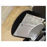 Aosom Youth Scooter Front and Rear Caliper Dual Brakes 12-Inch Inflatable Front Wheel Ride On Toy For Age 5+ - White (Transit Damage: 1 Handle Broken Off, See Photos)