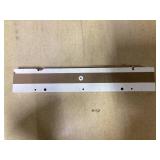 HOMCOM 26" Freestanding Electric Fireplace with Mantel, 1400W Replaceable Fireplace Insert Heater with 3D Flame Effect, WHite (Used, Damage: Mantel Broken Off)