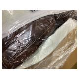 HOMCOM Power Lift Chair for Elderly, Faux Leather Recliner Sofa with Vibration Massage and Heat, Remote, Side Pockets, Brown