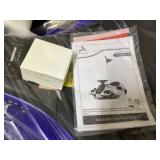 Aosom 12V Electric Drifting Go Kart w/ Slow Start, Music, Lights, Blue