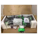 Aosom 24V 350W Electric Dirt Bike Up to 15 MPH w/ Twist Grip Throttle, Green