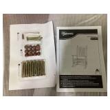 Outsunny Outdoor Rocking Chair, Patio Rocking Chair with Smooth Curves, High Density Wooden Rockers for Lawn Garden Porch, Supports Up to 350lbs, Wine Red