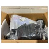 Aosom Kids Pedal Go Kart w/ Swing Axle, Shock-Absorbing Wheels, Blue (Maybe Missing Hardware)